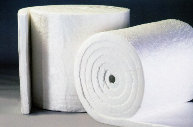 An assortment of ceramic fiber insulation